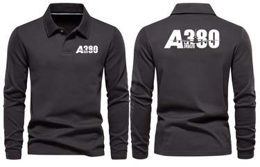 AIRBUS A380 LONG SLEEVE POLO